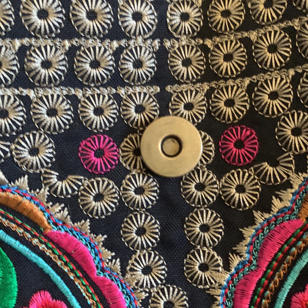 Mini Embroidered Flower Back Pack. - image 6